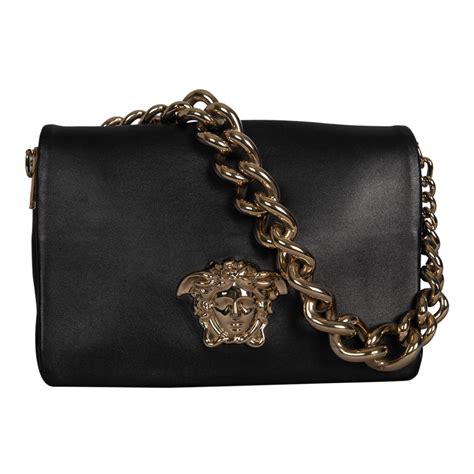 versace la medusa messenger bag|Versace Medusa shoulder bag.